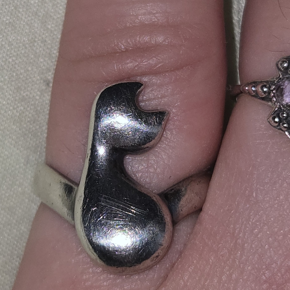 Silver Cat Ring